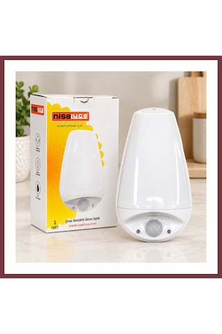 Storeşahin Sensörlü Led Duvar Aplik E27, Ip20 Shn0720 Çok Renkli