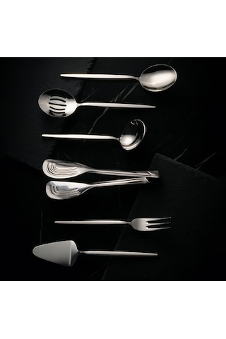 Fecra Luxe Silver 6 Parça Servis Seti Sade