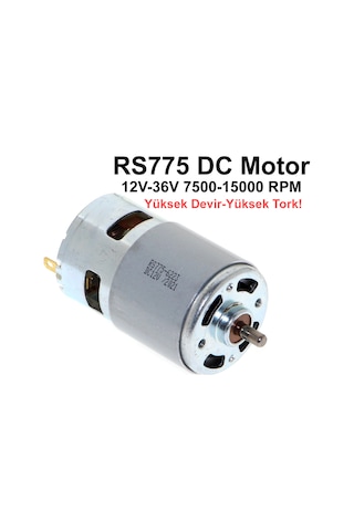 Rs 775 Dc Motor 12V-36V 7500-15000 Rpm N11.3613