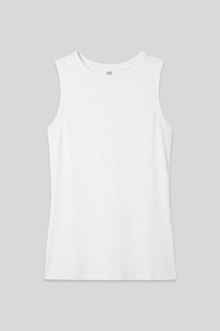 Tommy Life Beyaz Slim Fit Basic O Yaka Sıfır Kol Kadın Atlet - 97313