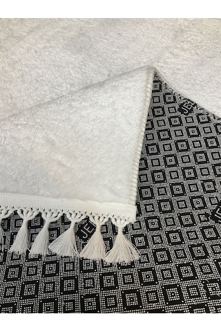 Ekstra Puffy Peluş Ultra Yumuşak Yıkanabilir Beyaz Beyaz