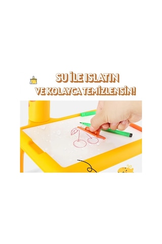 Zürafa Tasarımlı Projeksiyonlu Boyama Tahtası