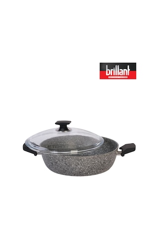 Brillant Lüks Granit 26 Cm Pilav Karnıyarık Tenceresi Yanmaz Yapışmaz Tencere