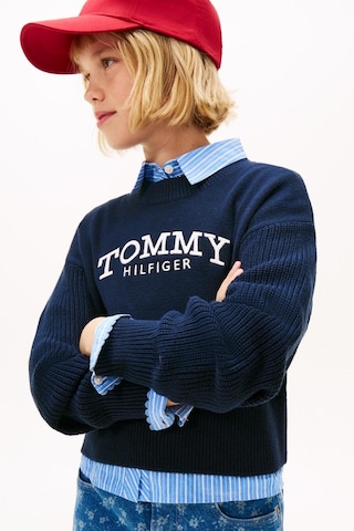 Tommy Hilfiger Kız Çocuk Triko Kg0kg08921 Lacivert