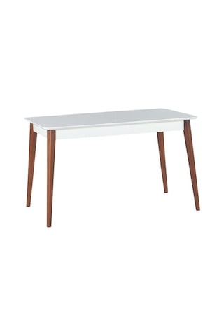 Ludovica Fransız Retro Still Açılır Ceviz Yemek Masası 90x170 Ceviz - Beyaz