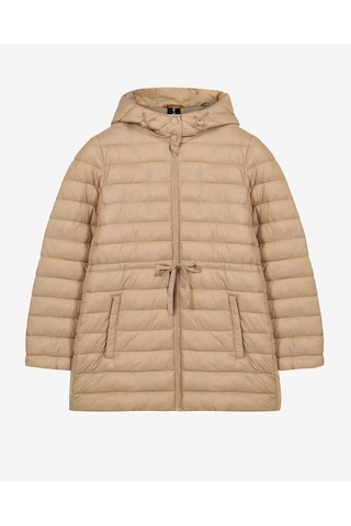 Skechers W Padded Long Light Jacket Kadın Bej Mont S2520206-1345