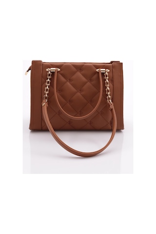 Dgn 657 Kadin Zincirli Çanta 657-2326-R0912 Taba