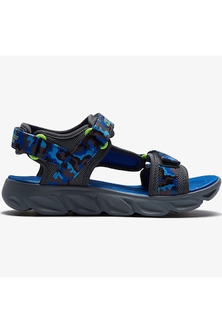 Skechers Hypno - Splash Kids Lights Sandals Cırtlı Işıklı Çocuk Sandalet Mavi Mavi