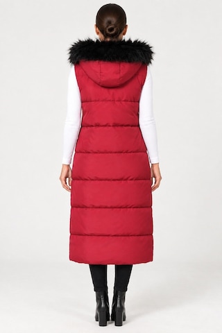 Z9741 Dewberry Bayan Yelek-bordo-1