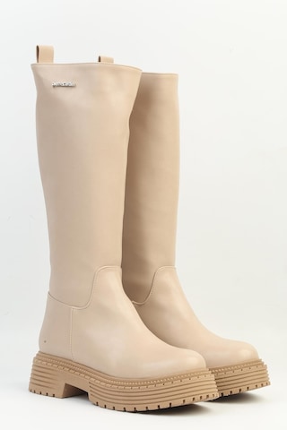Pierre Cardin Pc-52443 Bej Cilt Kadın Bot 001