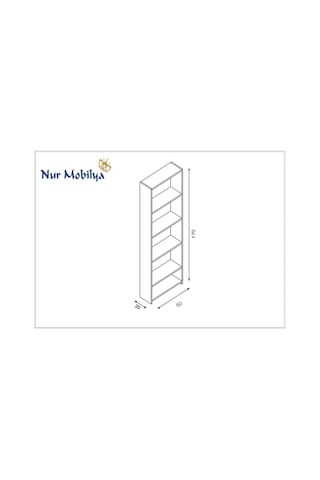 Nur Mobilya Eylül Kitaplık Atlantikçam