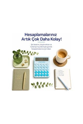 Muıtomas Hesap Makinesi Mavi