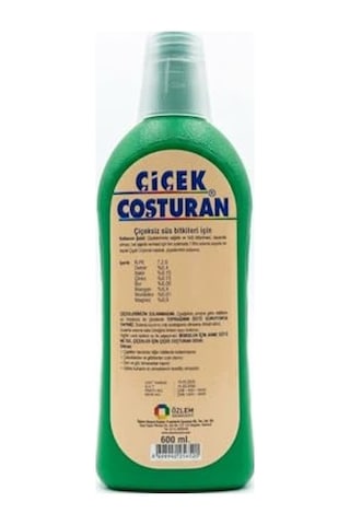 Çiçek Coşturan Çiçeksiz Süs Bitkileri İçin Özel Besin - Yeşil Yapraklı Bitki Gübresi - 600 Ml 0,250
