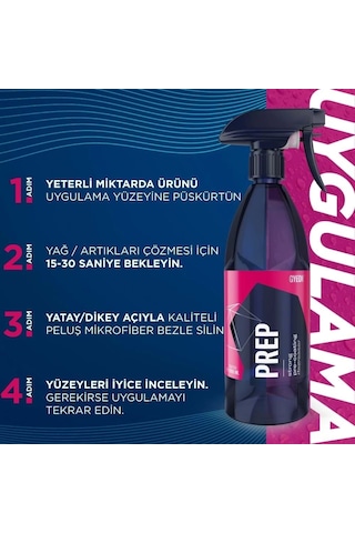 Gyeon Q²m Prep Seramik Ppf Folyo Kaplama Öncesi Yüzey Hazırlayıcı Ve Temizleyici - 1000 Ml 1 Adet