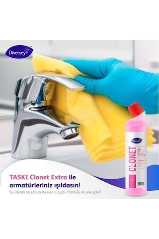 Taskı Clonet Extra Kireç Çözücü/Banyo Temizleyici 6 x 750 ML