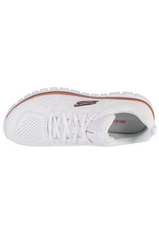 Skechers Graceful - Get Connected 12615-wtrg Kadın Spor Ayakkabı Beyaz Beyaz