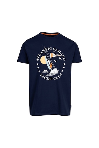 Trespass Cedarf Casual Erkek Outdoor Tişört Lacivert Lacivert