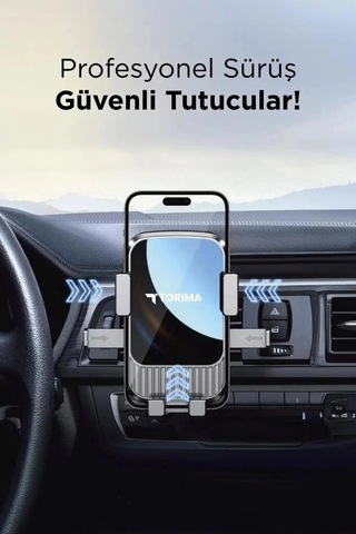 Delux Serisi Torima Telefon Tutucu Jx053 Siyah Kokpit Yol Modern