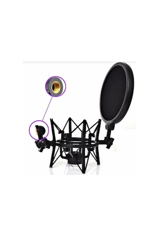Lastvoice Sh-101 Pop Filter'li Shock Mount