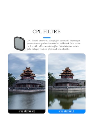 Gopro Hero 13 Filtre Seti - Cpl + Nd8 + Nd16 + Nd32