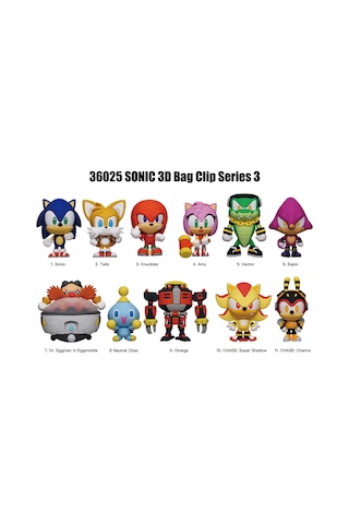 Sonic The Hedgehog Klipsli Figür Seri 3 36025