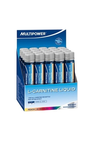Multipower L-Carnitine Liquid Forte 1800 Mg 20 Ampül Şeftali