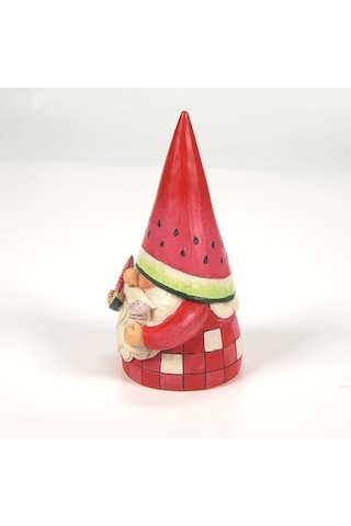 Jim Shore Heartwood Creek You're One İn A Melon Karpuz Cüce Figürin- Reçine El Boyalı Koleksiyon Dekoratif Figürler Ev Dekoru Heykel Raf Heykeli Ofis Koleksiyonu Hediye, 11,5 Cm