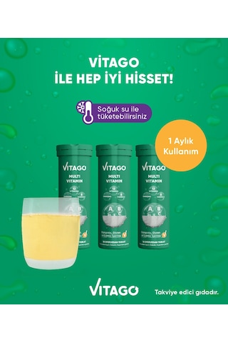 Vitago Multivitamin 3 x 10 Efersan Tablet
