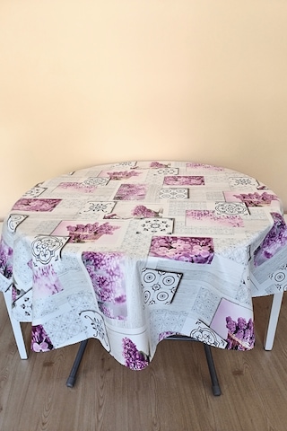 Altı Astarlı Yuvarlak Muşamba Masa Örtüsü -140 Cm Çap-elg2 Altı Astarlı Yuvarlak Muşamba Masa Örtüsü -140 Cm Çap-elg2