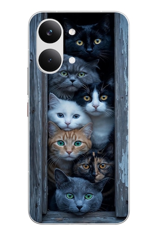 Poco X8 Pro Max Uyumlu Yavru Kediler Baskılı Silikon Kılıf Renkli Poco X8 Pro Max Uyumlu Yavru Kediler Baskılı Silikon Kılıf Renkli
