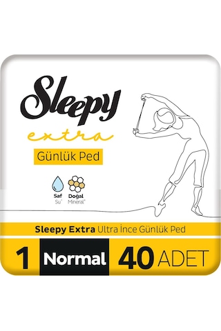Sleepy Extra Ultra İnce Günlük Ped Normal Ped 40 Adet
