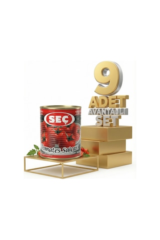 Seç Domates Salçası 9x830 Gr