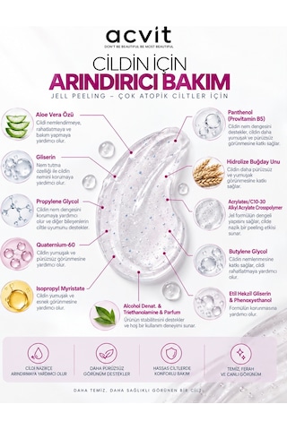 Atopik Ve Hassas Ciltler İçin Jel Peeling 100 ML