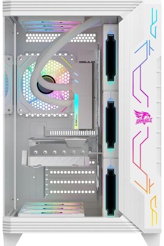 Gameagle Storm Bilgisayar Kasası / 850w + 80 Power / 360 Mm Sıvı Soğutma Dereceli Beyaz