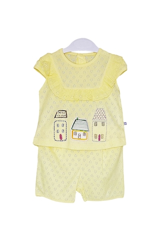 S-Mall Bibaby Summer Days Bebek Takımı - 2 Li - Sarı (491003296) Sarı