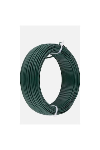 Pvc Kaplı Tel 3,5 Mm Çit Bağlantı Teli 1 Kg Yeşil - 766684458 Yeşil