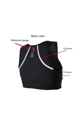 Trendooze Yürüyüş Yeleği Sporları Sırt M Koşu Doğa Çantası Çantası Çantası Binme Bd Çok Renkli