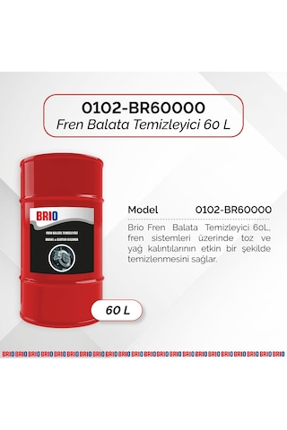 Brio Fren Balata Temizleyici 60 L