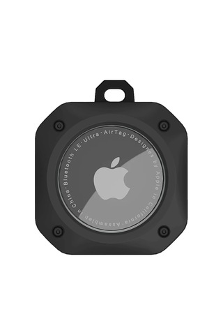 Lexroo Buff Tagsafe Proshield Taşınabilir Anahtarlık Airtag Uyumlu Kılıf Black Standart