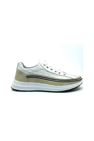 Dropland 9141 Hakiki Deri Erkek Casual Ayakkabı Beyaz