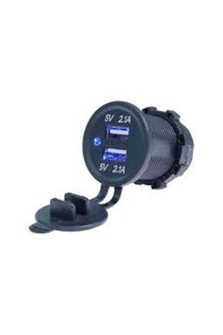 Oem Araç.Motorsiklet Çakmaklık Usb Şarj Aleti Soketi 12-24V