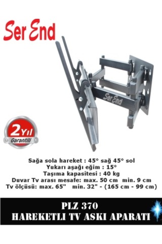 Serend Çift Kollu. Büyük Ekran Tv Askı Aparatı