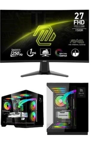 Ramtech GRANDE R7-7800X3D 32 GB 1 TB M.2 NVMe SSD 12 GB RTX4070 Free Dos Masaüstü Oyuncu Bilgisayarı