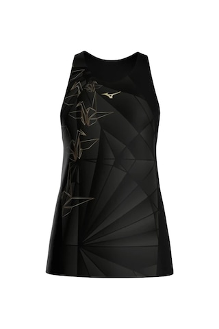 Mizuno Graphic Tank Kadın Kolsuz Tişört Siyah Çok Renkli