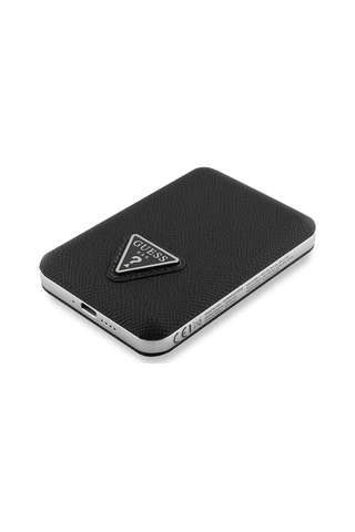 Guess 5000 mAh 15 W LED Göstergeli PU Deri Yüzey Üçgen Logolu Powerbank