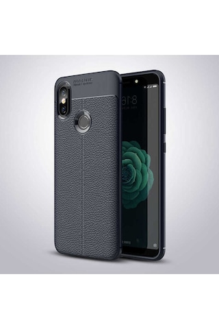 Xiaomi Mi 8 Se Kılıf Zore Niss Silikon Kapak Lacivert