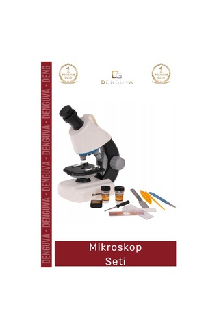 Mikroskop 1200x Büyütme Profesyonel Bilimsel Eğitim Taşınabilir Led Aydınlatma Stem Mikroskop Seti