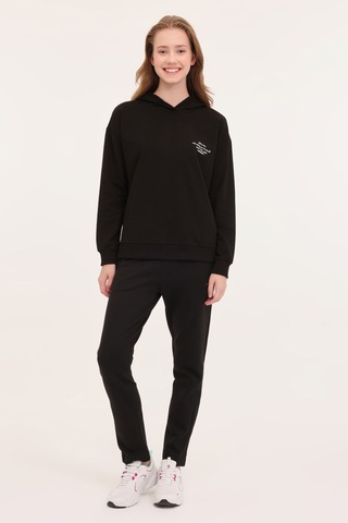 Lumberjack Wb Anna 17ct1179 4pr Sıyah Kadın Sweatshirt Siyah