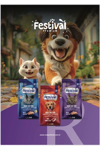 Festival Premium Adult Dog Food With Lamb&rice 15 Kg