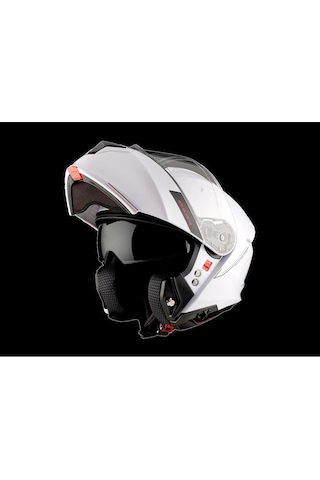 Mt Helmets Genesis SV A2 Çene Açılır Kask Parlak Beyaz